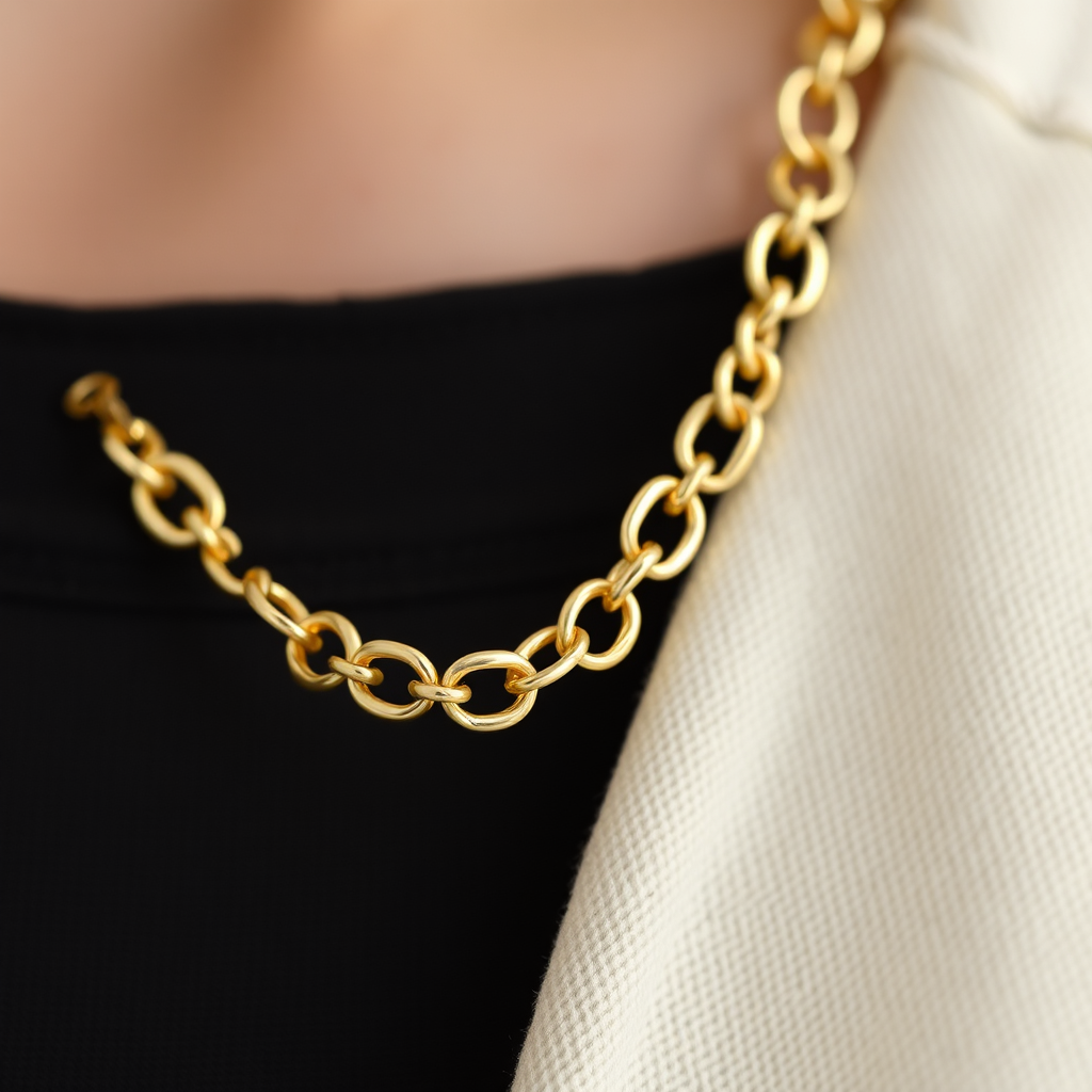 Delicate gold chain
