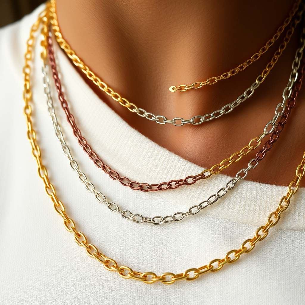 Layered mixed metal chains