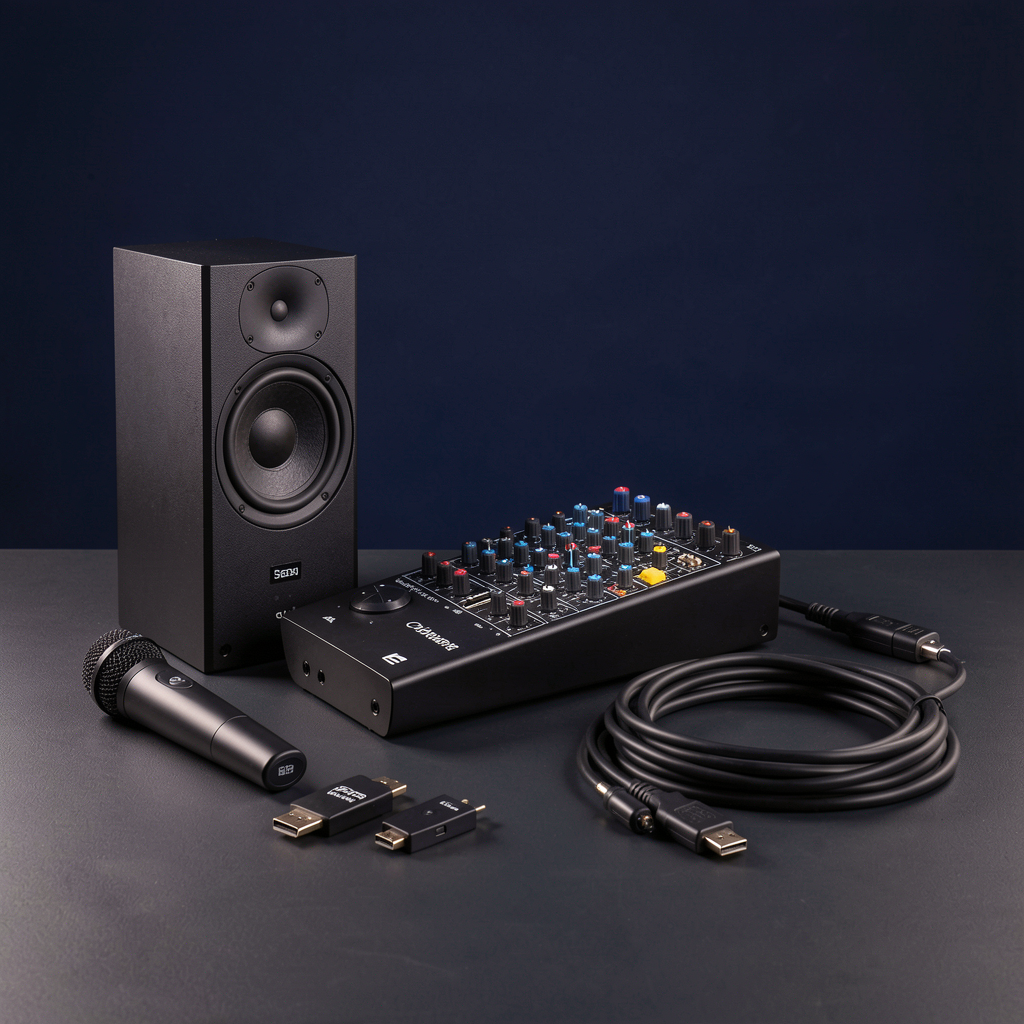 Presentation audio equipment and accessories