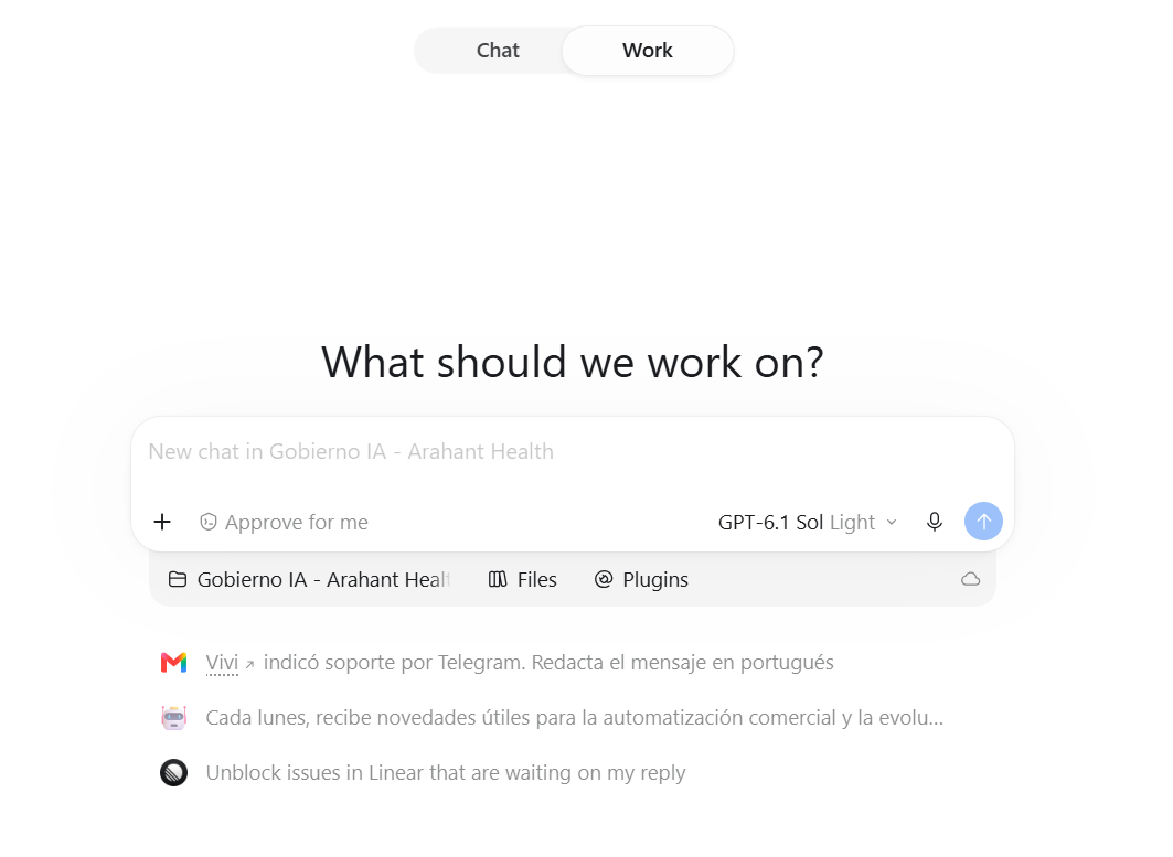 Ícono para iniciar un nuevo chat a la derecha del nombre del proyecto en ChatGPT