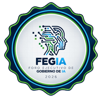 Insignia digital del Foro Ejecutivo de Gobierno de IA