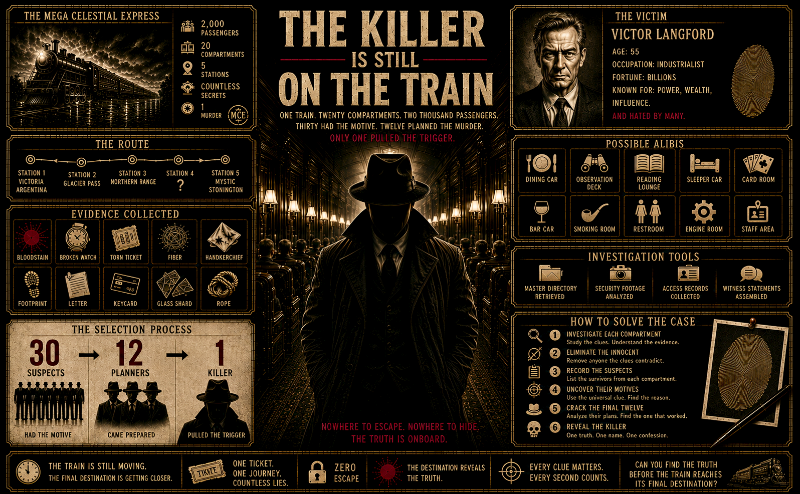 The Killer Is Still On The Train Cover