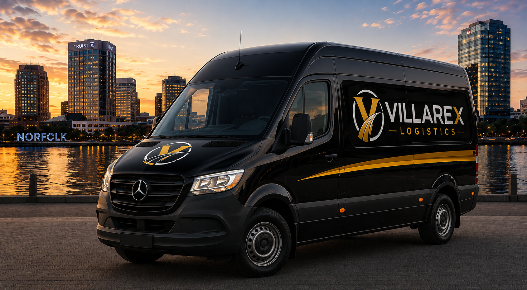 Villarex Logistics Branded Delivery Van