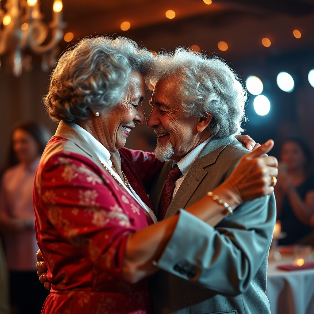 Short video snippet of an anniversary celebration, brown skin, curly hair