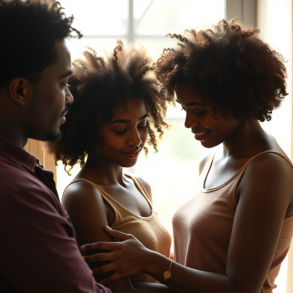 Family sharing treasured memories, embodying trust and care