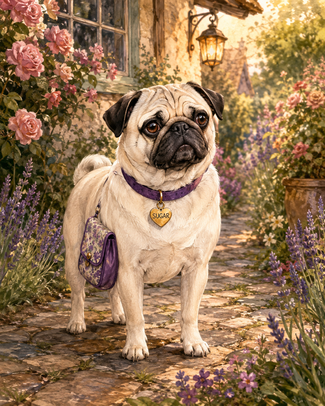 Sugar the pug