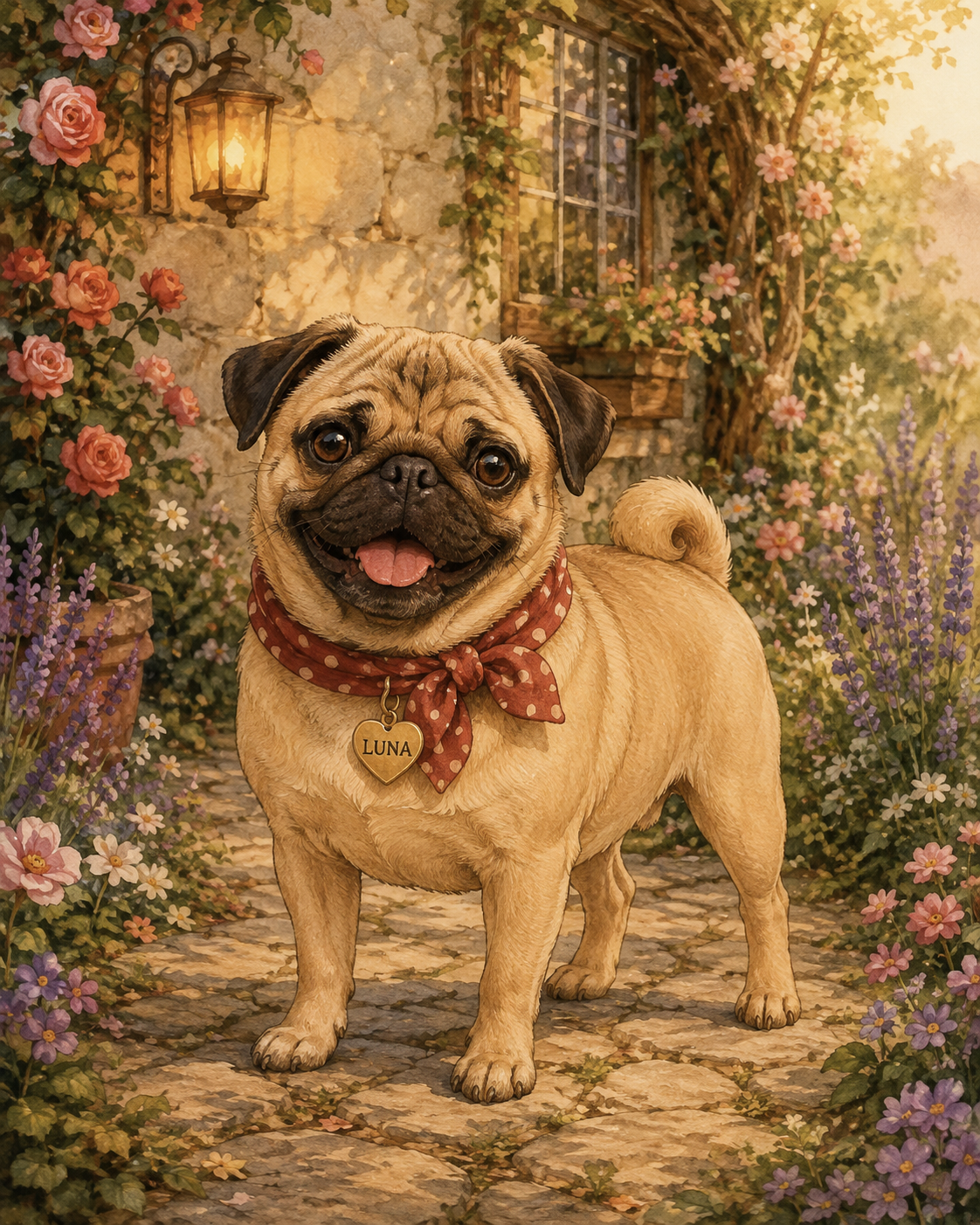 Luna the pug