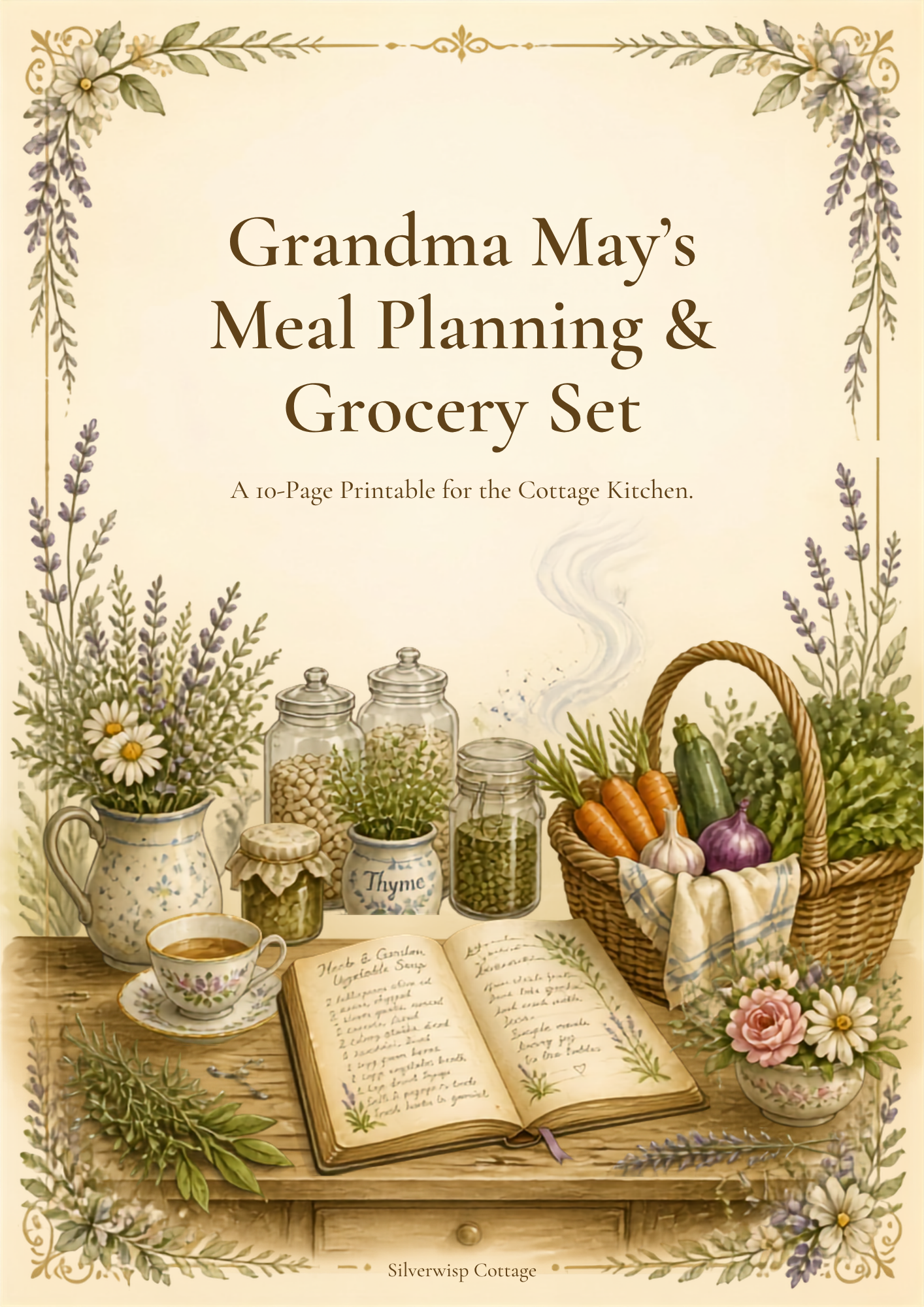 Grandma May's Meal Planning & Grocery Set