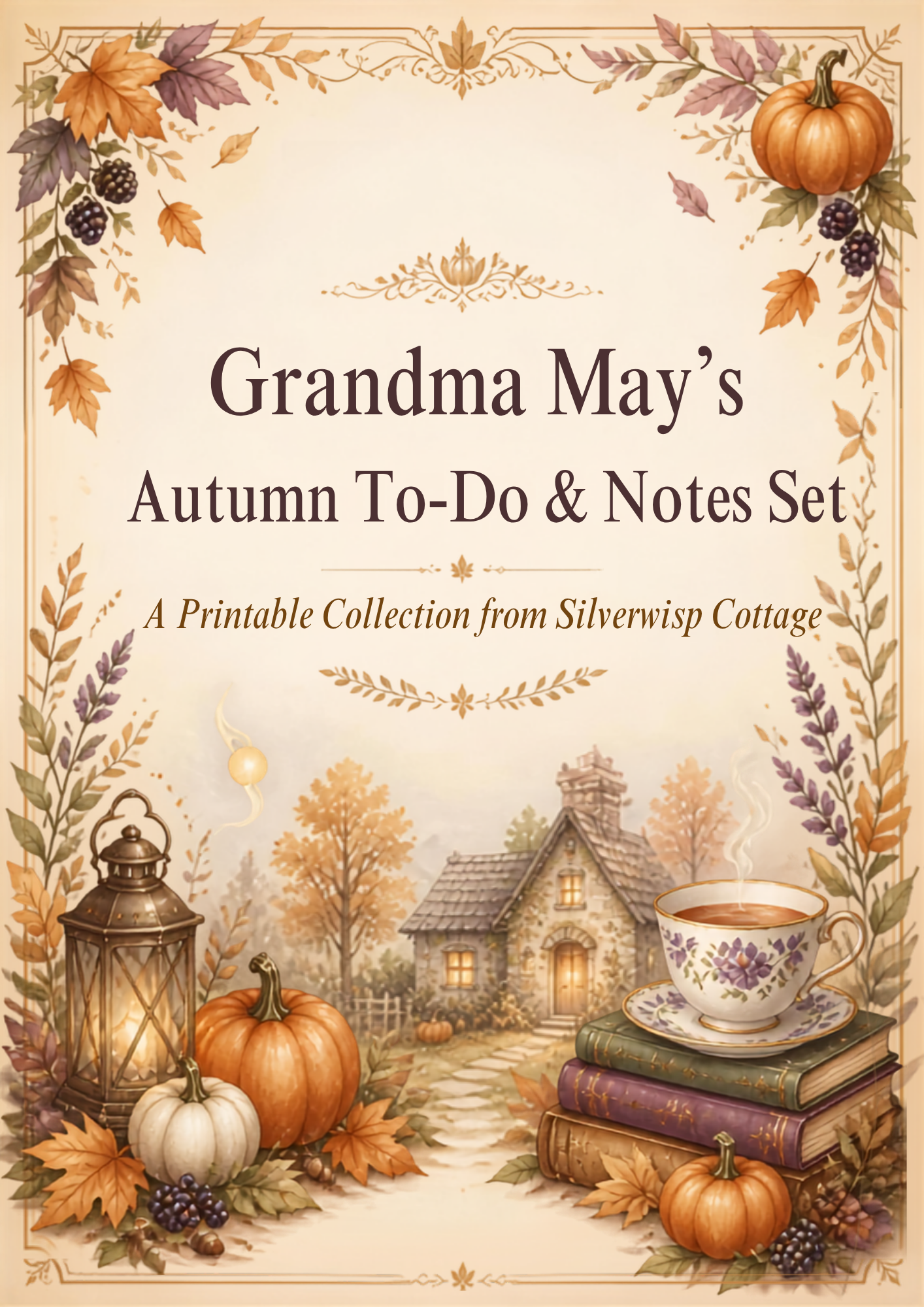 Grandma May’s Autumn To-Do & Notes Set