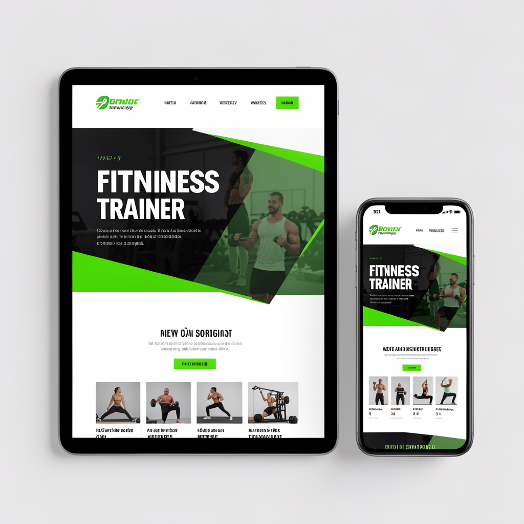 Fitness Trainer Website preview