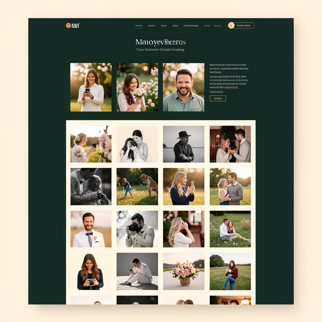 Photographer Portfolio preview