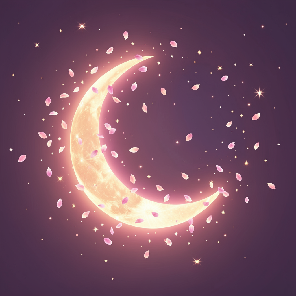 Romantic Crescent Moon