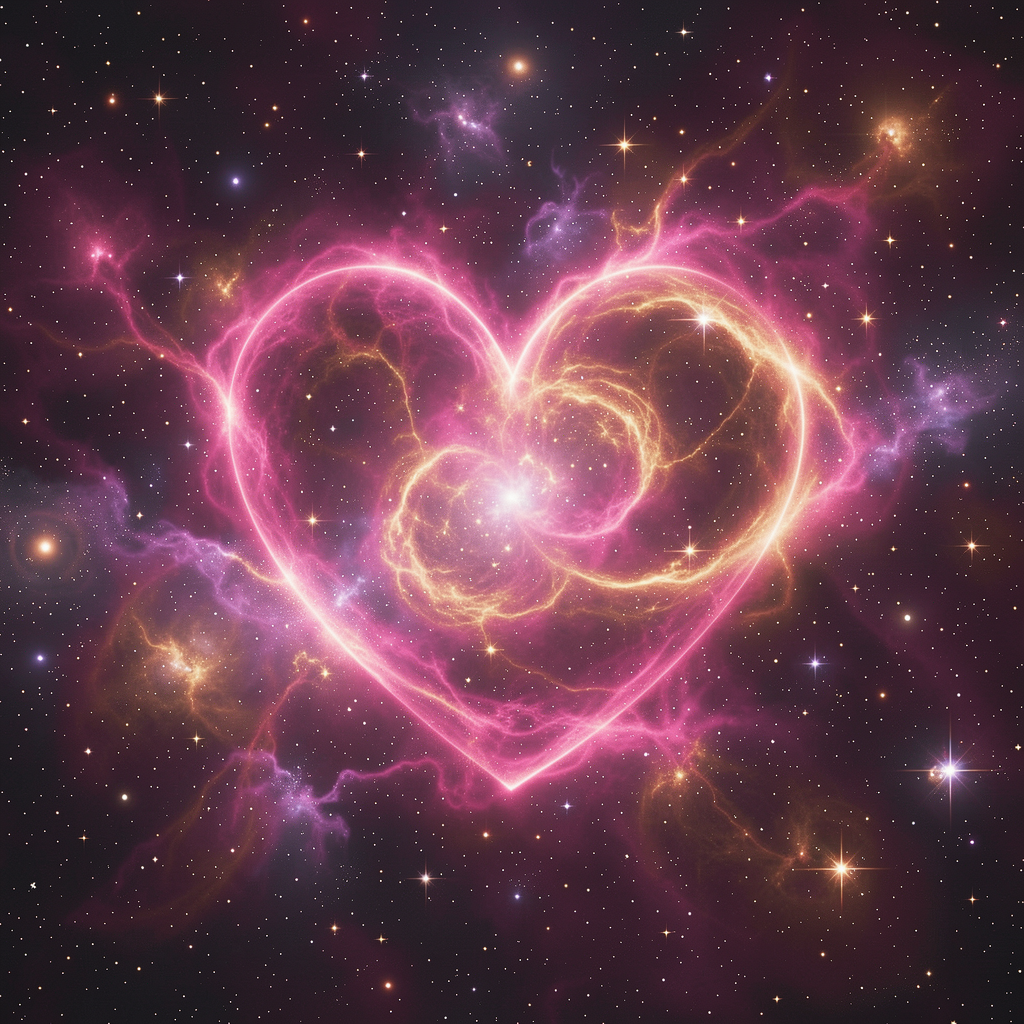 Cosmic Heart Wallpaper