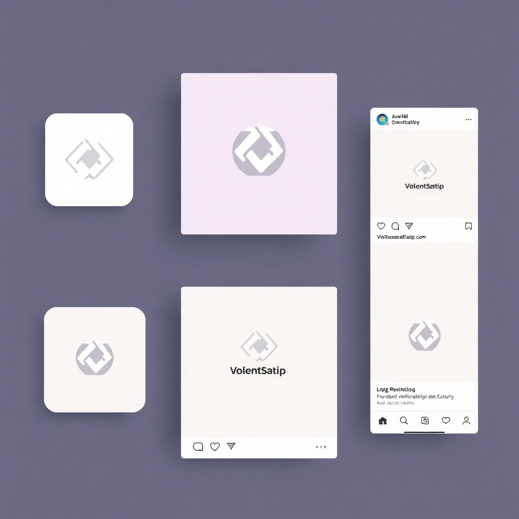 Generate a 4K image showcasing a cohesive branding and social media campaign.  Include mockups of various marketing materials (logo, website banner, social media posts) that use a consistent brand aesthetic.  Highlight the visual elements, and demonstrate a clear, concise brand message.
