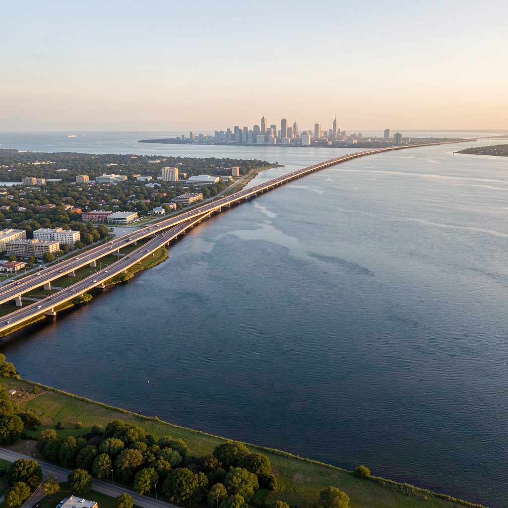 New Orleans and Lake Pontchartrain region