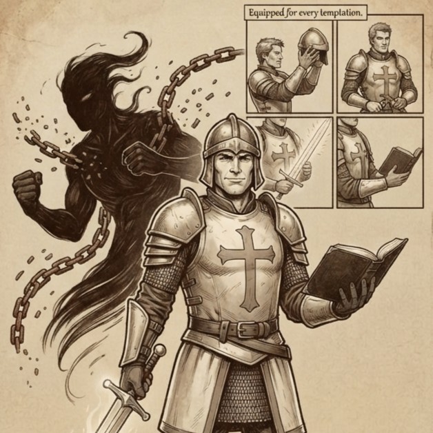 Jack with spiritual armor