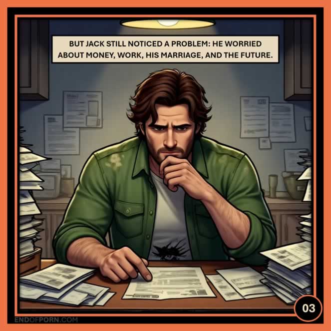 Jack alone in his room