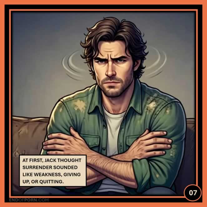 Jack alone in his room