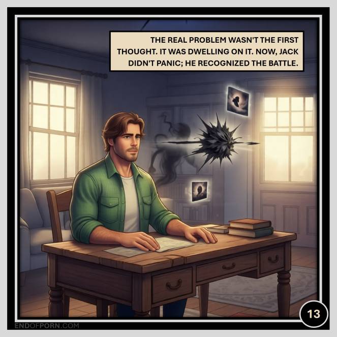 Jack alone in his room