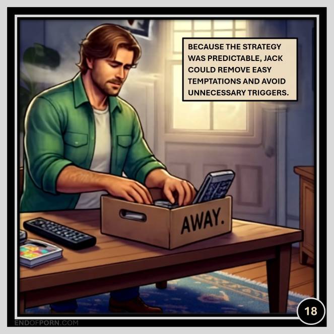 Jack alone in his room