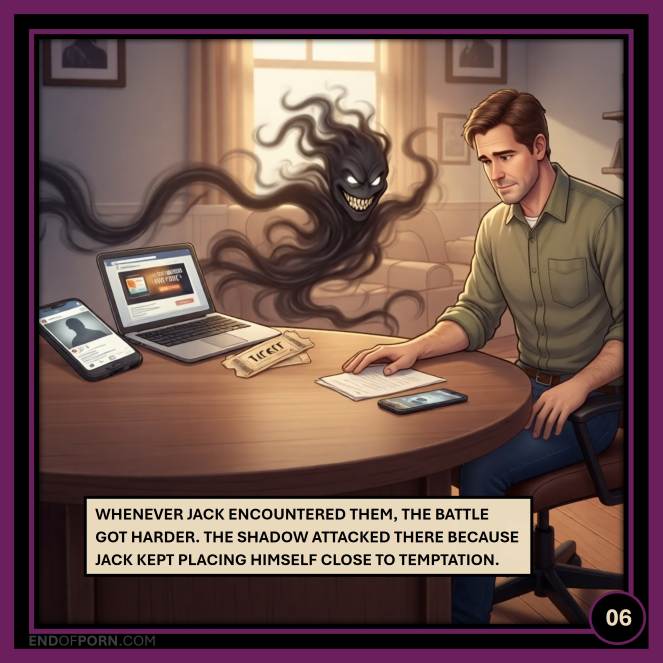 Jack alone in his room