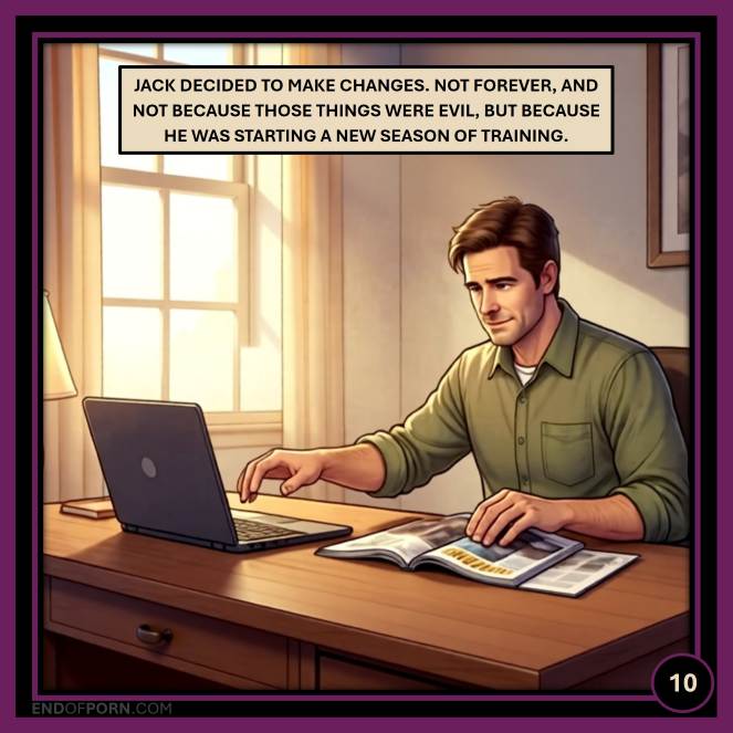 Jack alone in his room