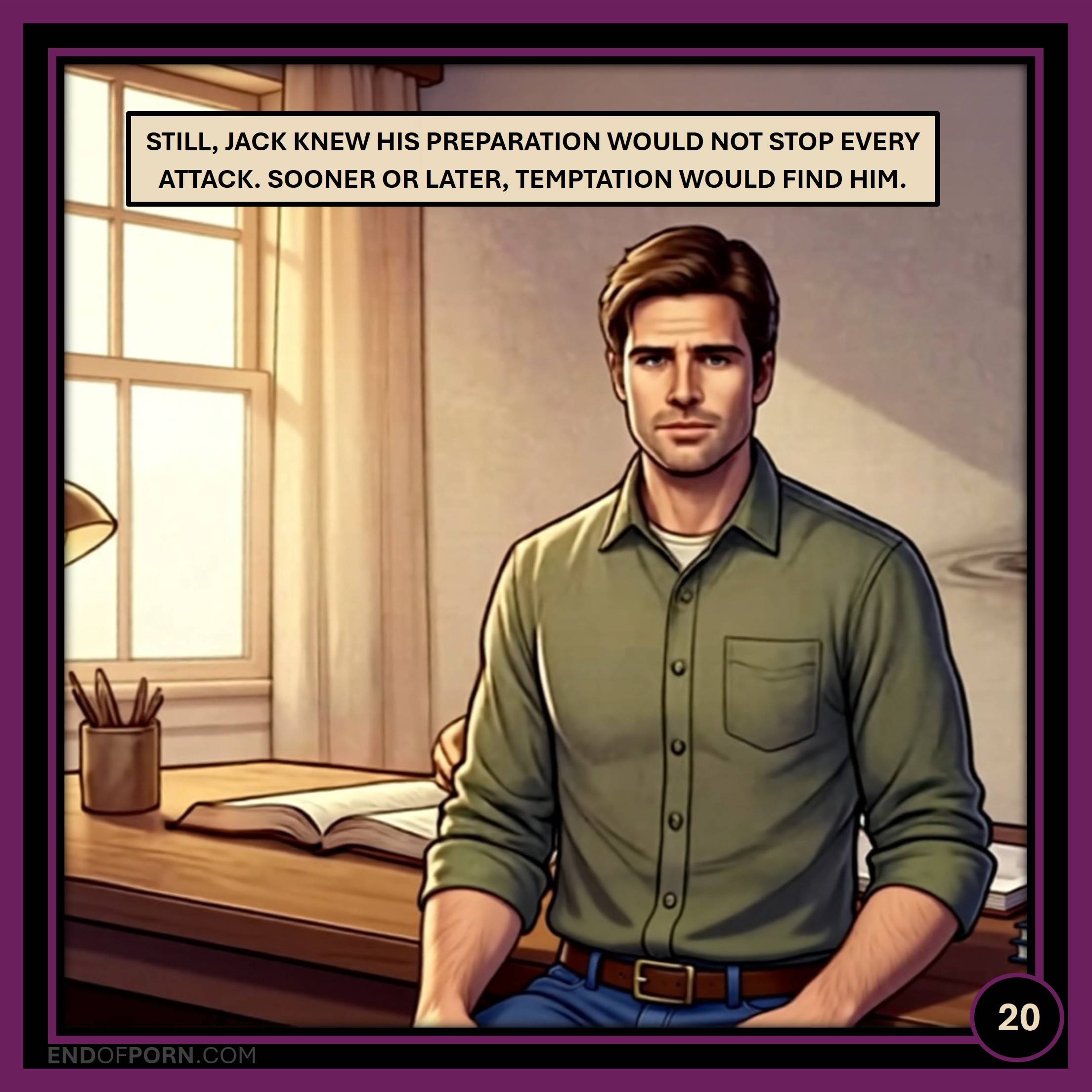 Jack alone in his room
