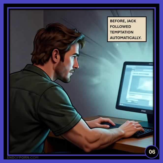 Jack alone in his room