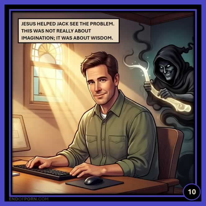 Jack alone in his room