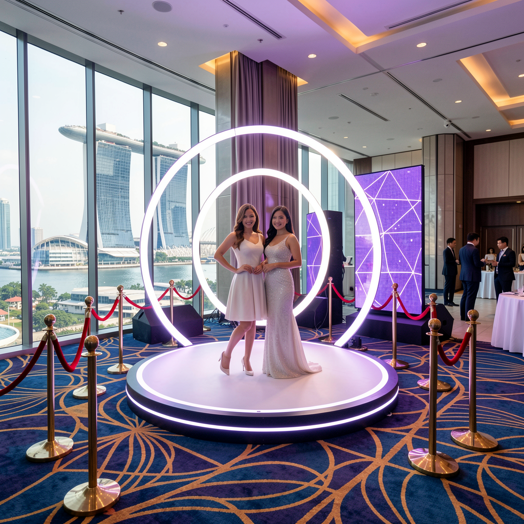 360 Photo Booth Setup at Event
