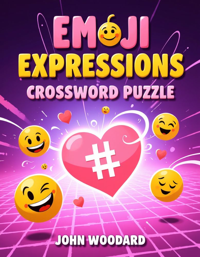 Emoji Expressions Crossword Puzzle — Vol. 1 cover