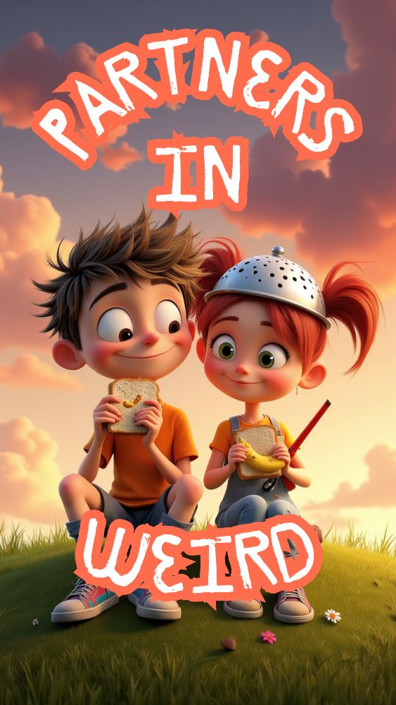 Cover of "Partners in Weird is a hilarious and heartwarming story about" - children's read-aloud flipbook by MR.JP