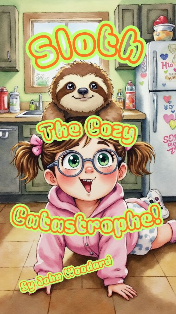 Cover of "In Sloth The Cozy Catastrophe!, 9-year-old cozy queen Lila" - children's read-aloud flipbook by MR.JP