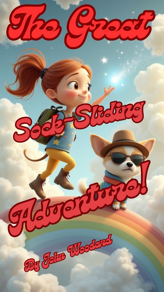 Cover of "The Great Sock-Sliding Adventure!" is a wildly funny children's" - children's read-aloud flipbook by MR.JP