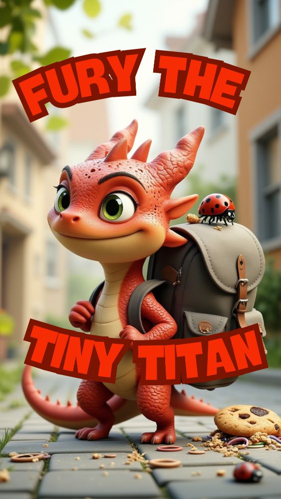 Cover of "Fury the Tiny Titan is a delightfully contradictory tale about a" - children's read-aloud flipbook by MR.JP