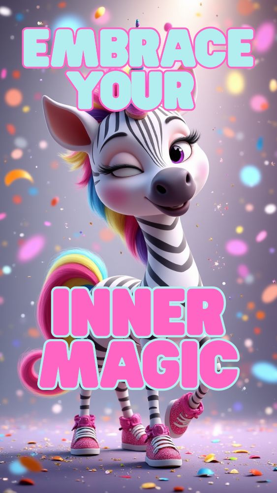 Cover of "Sparkle, the unicorn-zebra hybrid with zero chill and all the" - children's read-aloud flipbook by MR.JP