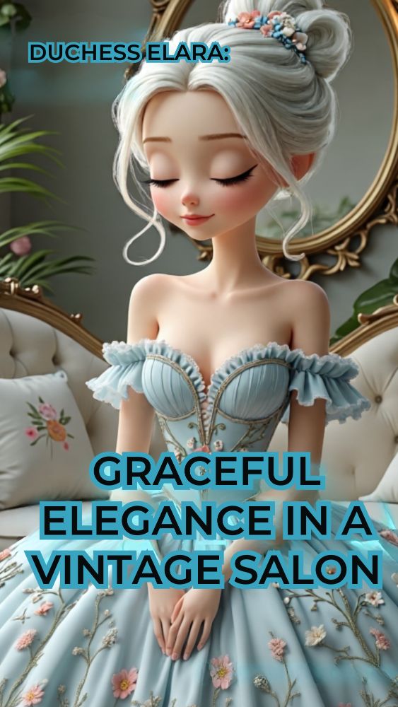 Cover of "Duchess Elara, a graceful and elegant noblewoman with a deep" - children's read-aloud flipbook by MR.JP