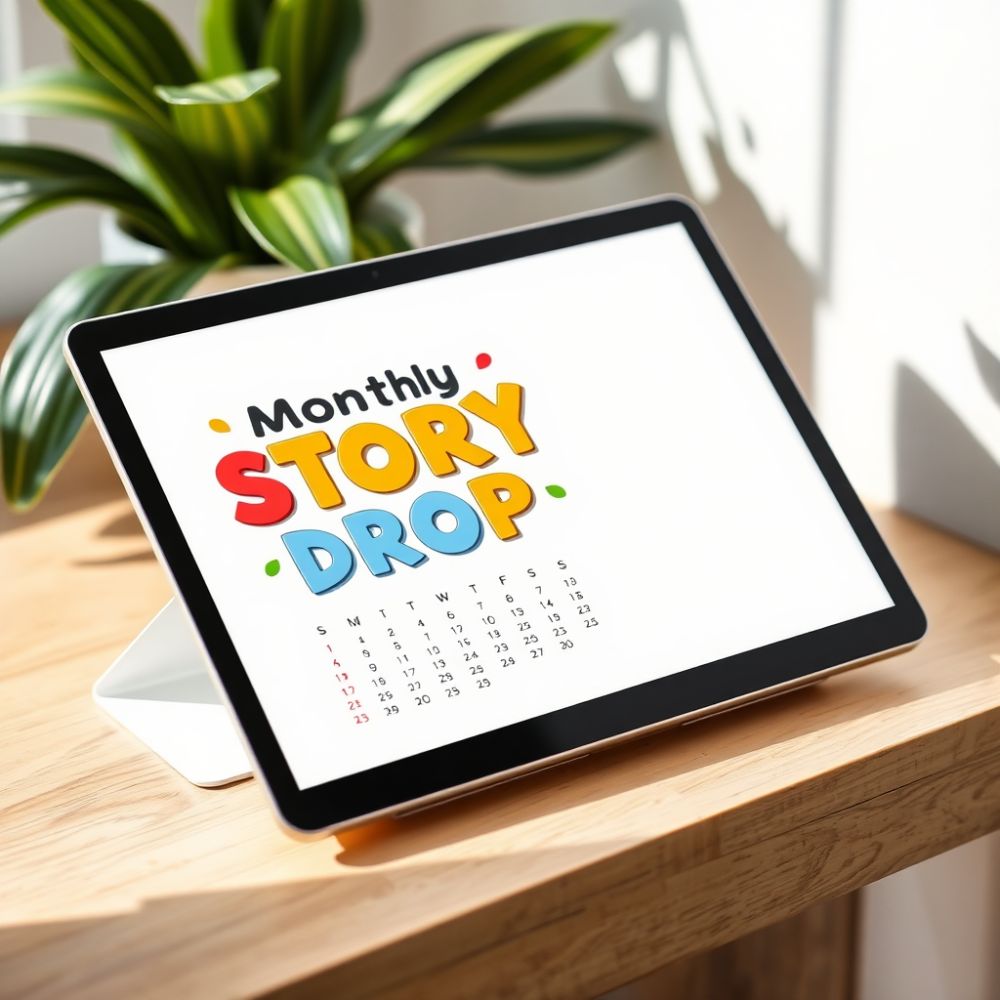 Cover of "Monthly Free Flipbook Drops" - children's read-aloud flipbook by MR.JP