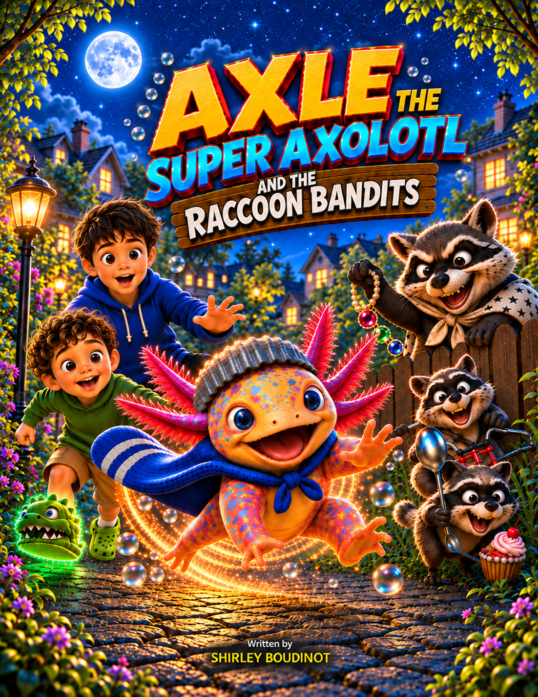 Axle the Super Axolotl and the Raccoon Bandits