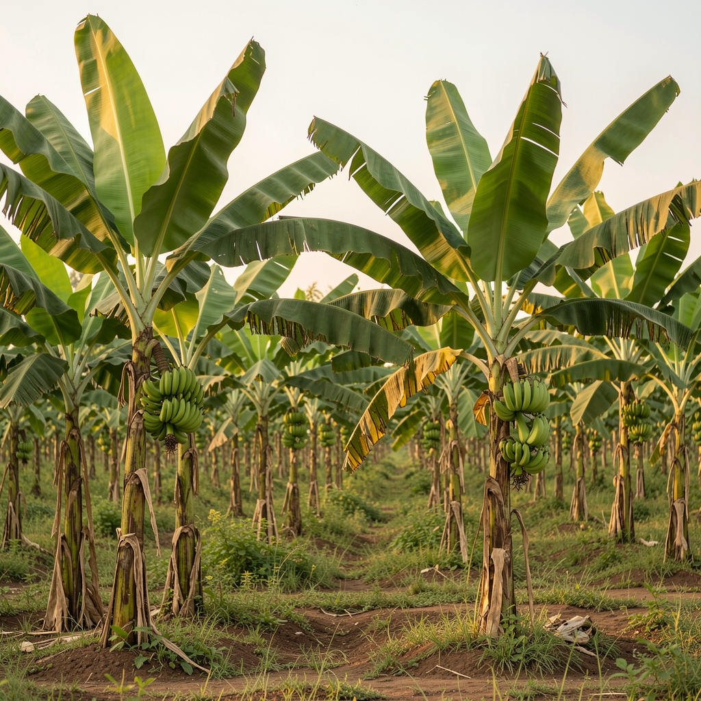Plantain plantation