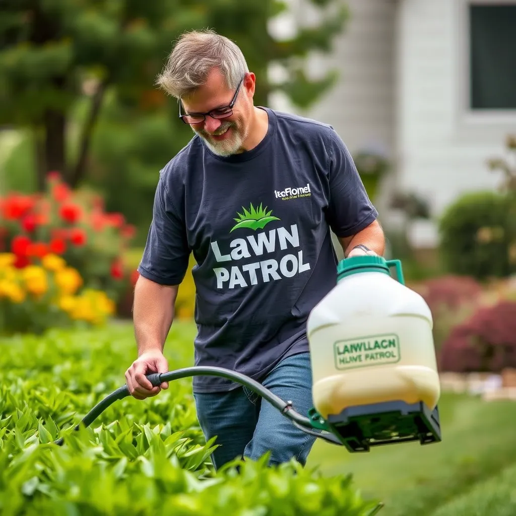 Lawn Care with Aeration and fertilization and weed control