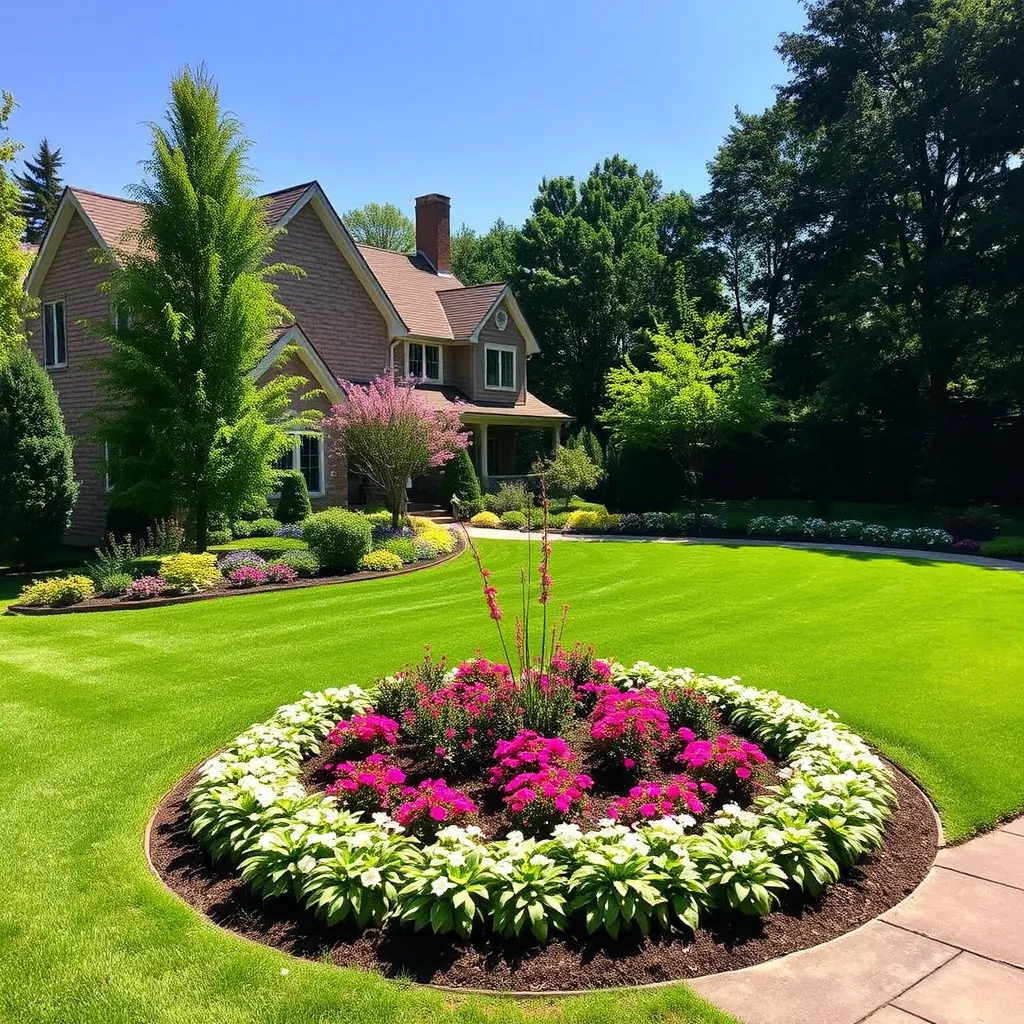 Lawn Care with Aeration and fertilization and weed control