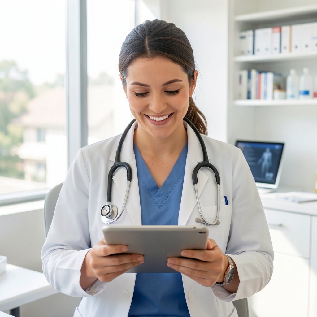 Doctor in clinic