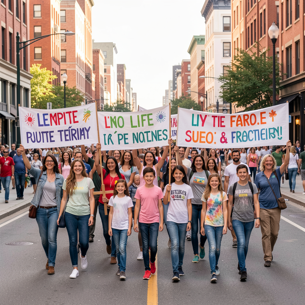Marcha por la vida y la familia