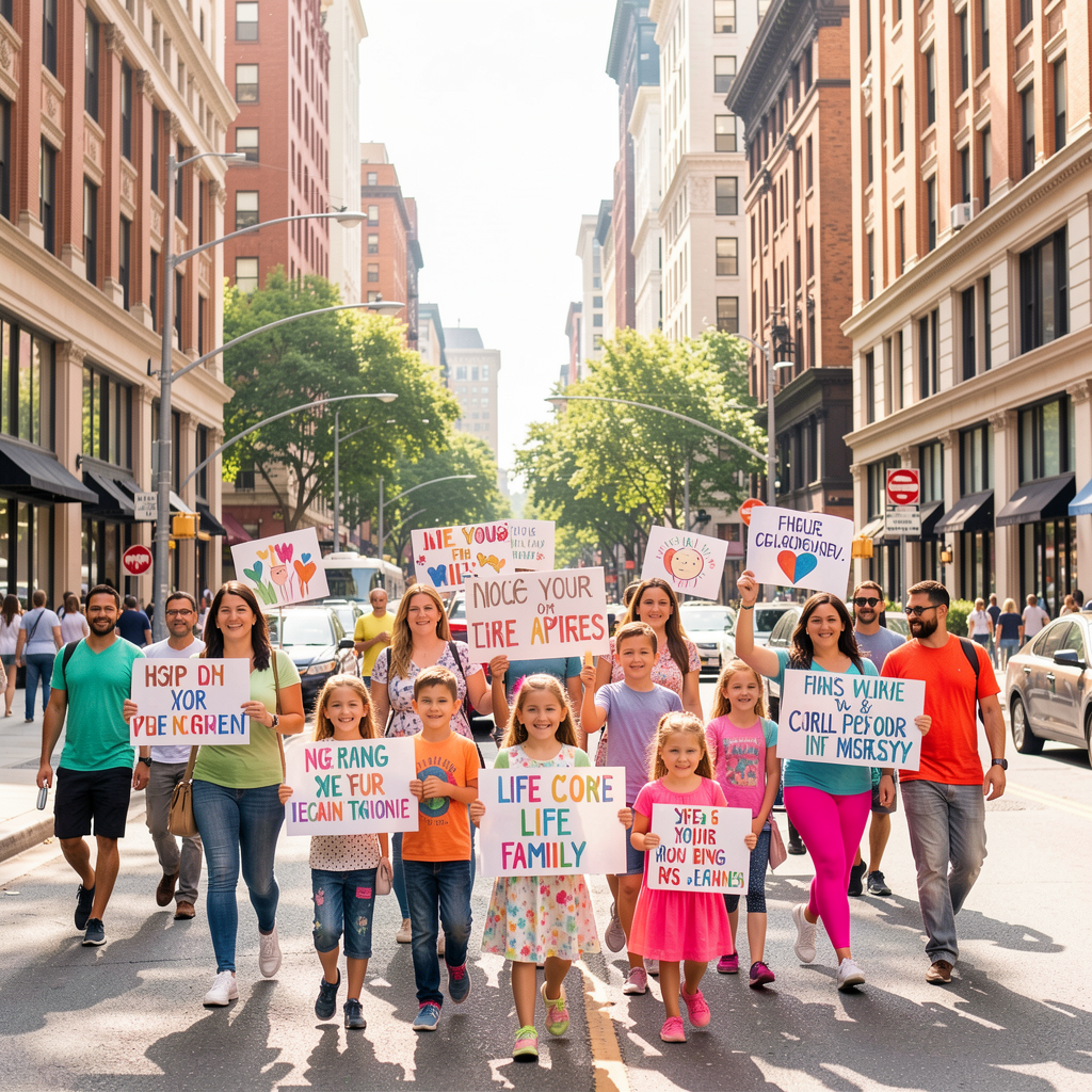 Marcha por la vida y la familia