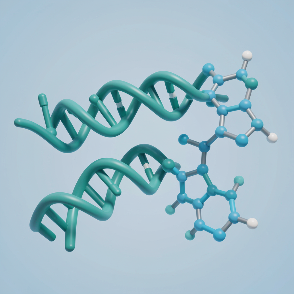 Peptide structure illustration