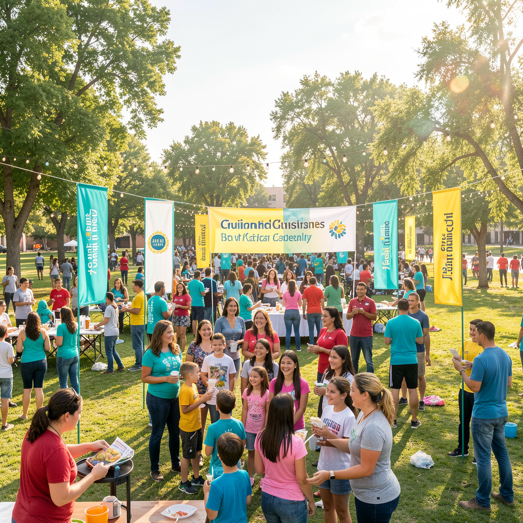 Evento comunitario cristiano en Ciudad Juárez