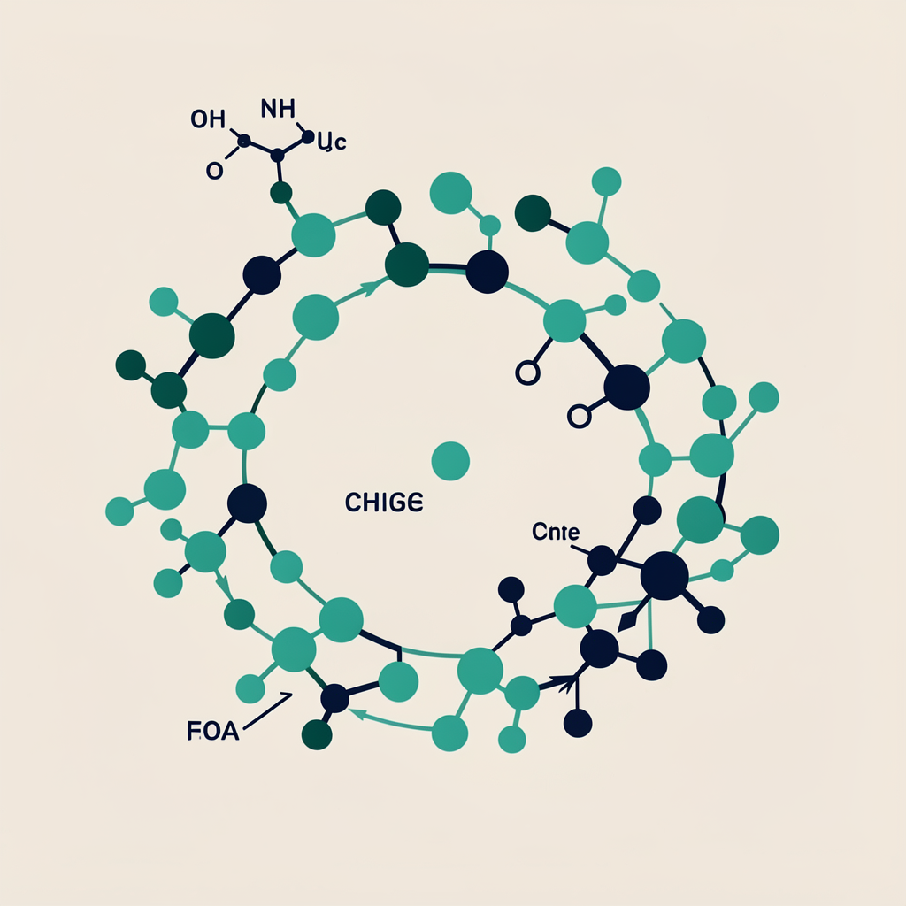 Peptide hormones illustration