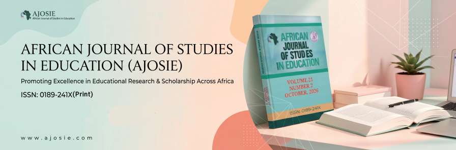 African Journal of Studies in Education Banner
