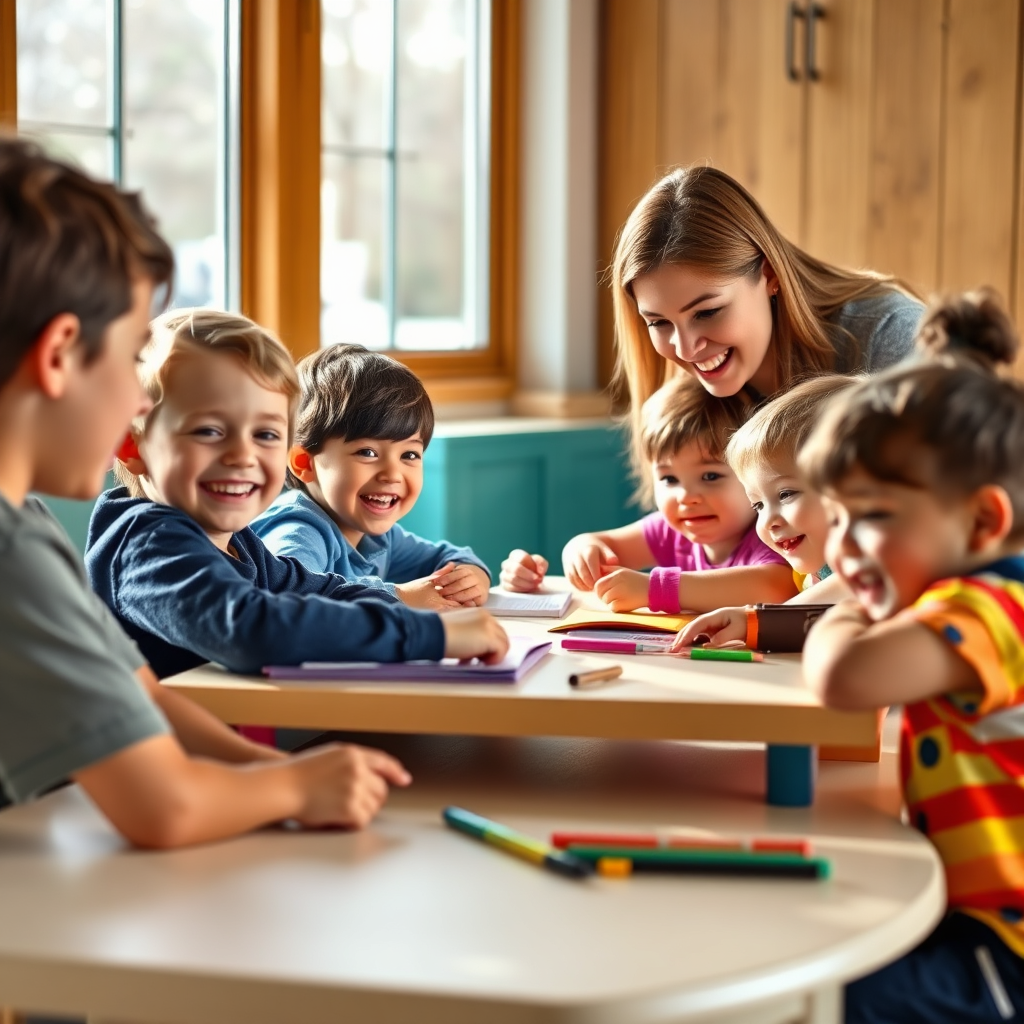 Children learning together